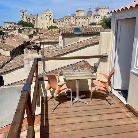 Le Toit D'Avignon - Intra-Muros - Terrasse Vue Palais Des Papes - Ideal Festival - Climatisation - Wifi 외부 사진